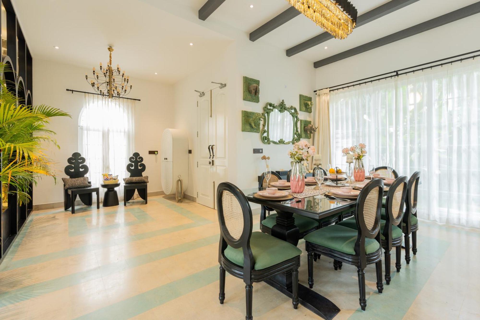 Elivaas 4 Bhk Villa With Pvt Pool & Jacuzzi-Yashgeet 西奥利姆 外观 照片